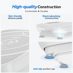 Vibration Plate Exercise Machine Whole Body Workout Power Fitness PlatformPlate Weight Loss & Shaping