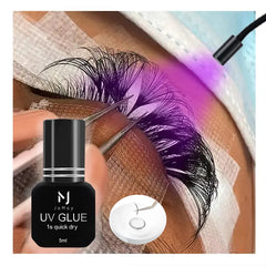 Eyelash Extension UV Glue & UV Light Kit