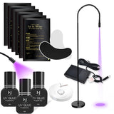 Eyelash Extension Adhesive UV Glue Lamp 1S Quick Dry Long-Lasting Professional UV Glue Set