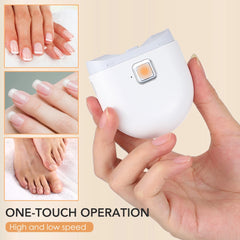 Electric Nail Clipper With Auxiliary Lighting Automatic Nail Grinder for Children and Adult Portable Mini Manicure Tools