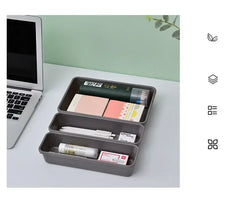 8pcs/set Adjustable Drawer Organizer Box Trays Make Up Cosmetics Sundries Divider Holder Kitchen Bathroom Closet Jewellery Box