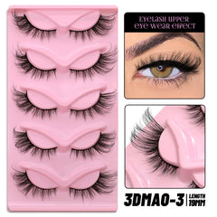Mink Cat Eye Winged End Eye Elongated Eyelashes