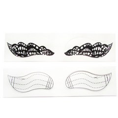 2 Pairs/set Rock Eyeshadow Tattoo Stickers