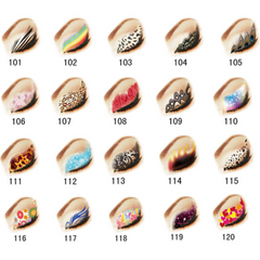 2 Pairs/set Rock Eyeshadow Tattoo Stickers