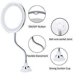 Wall-Mount Makeup Mirror