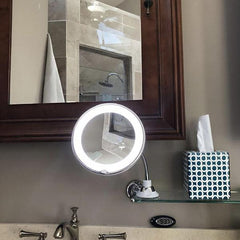 Wall-Mount Makeup Mirror