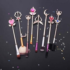 Sailor Moon Crystal Jewelry Makeup Cosmetic Brush Set