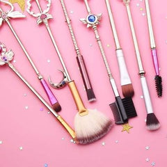 Sailor Moon Crystal Jewelry Makeup Cosmetic Brush Set