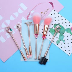 Sailor Moon Crystal Jewelry Makeup Cosmetic Brush Set