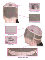 360 Lace Frontal Human Brazilian Hair Wig