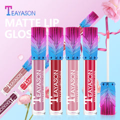 12PCS Pigment Colors Velvet Matte Liquid Lipstick Long Lasting Waterproof