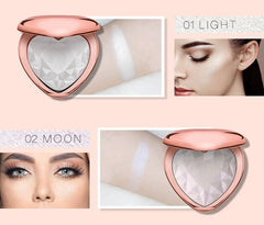 Heart Shaped Love Light Highlighting Illuminator Glow Makeup