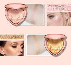 Heart Shaped Love Light Highlighting Illuminator Glow Makeup