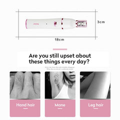 Electric 7-IN-1 USB Grooming Sets for Women Facial Hair Removal Eyebrow Nose