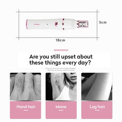 Electric 7-IN-1 USB Grooming Sets for Women Facial Hair Removal Eyebrow Nose