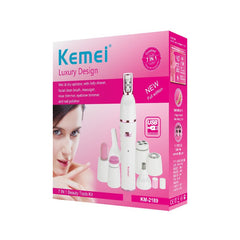 Electric 7-IN-1 USB Grooming Sets for Women Facial Hair Removal Eyebrow Nose
