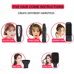 5 in 1 Multifunctional Hair Dryer Volumizer Brush Roller Rotate Styler