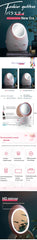 LED Mirror Makeup Storage Box Cosmetic Organizer Case