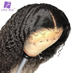 Glueless Curly Lace Front Wig Deep Part Preplucked