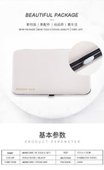 Stainless Steel Nail Clippers Manicure  Pedicure Sets 18 Piece