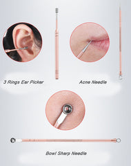 Stainless Steel Nail Clippers Manicure  Pedicure Sets 18 Piece