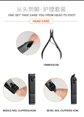 Stainless Steel Nail Clippers Manicure  Pedicure Sets 18 Piece
