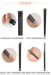 Stainless Steel Nail Clippers Manicure  Pedicure Sets 18 Piece