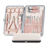 Stainless Steel Nail Clippers Manicure Pedicure Sets 18 Piece