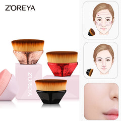Flat Top Kabuki Hexagon Foundation Brush