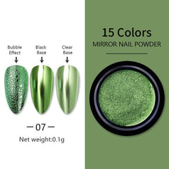 Mirror Metallic Nail Powder