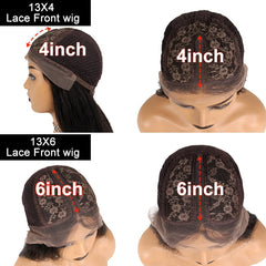 Straight Remy Brazilian 13x6 Lace Front Wig