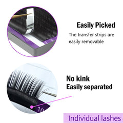 Individual Cluster Eyelashes 16 Rows