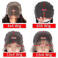 Straight Lace Closure Remy Human Hair Wig