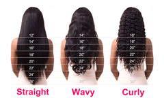 Straight Lace Closure Remy Human Hair Wig