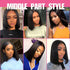 T Part Lace Bob Wig