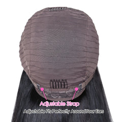 Loose Curl Bob Lace Part Glueless Brazilian Remy Human Hair Wig
