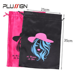 Silk Satin Bags For Wigs, Hair Extensions, Bundles and more
