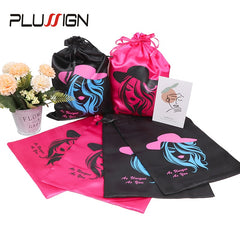 Silk Satin Bags For Wigs, Hair Extensions, Bundles and more