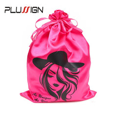 Silk Satin Bags For Wigs, Hair Extensions, Bundles and more