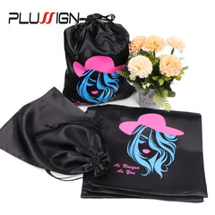 Silk Satin Bags For Wigs, Hair Extensions, Bundles and more