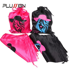 Silk Satin Bags For Wigs, Hair Extensions, Bundles and more