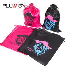 Silk Satin Bags For Wigs, Hair Extensions, Bundles and more