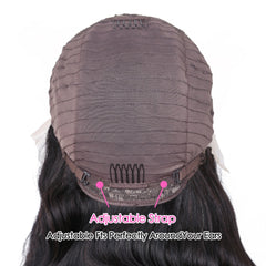 Brazilian Body Wave Remy Human Hair Glueless Lace Front Wig