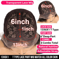 Straight Remy Brazilian 13x6 Lace Front Wig