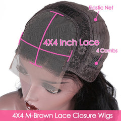 Loose Deep Wave Brazilian Natural Color Remy Human Hair T Part Lace Wig