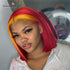 Red Highlight Wig