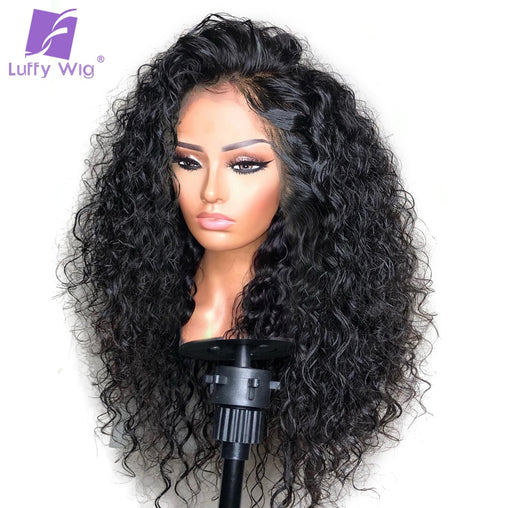 Glueless Curly Lace Front Wig Deep Part Preplucked