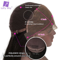 Glueless Curly Lace Front Wig Deep Part Preplucked