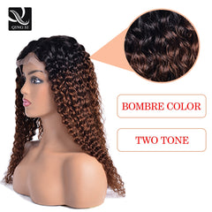 Deep Wavy Human Brazilian Hair 13x4 Frontal Lace