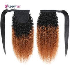 Curly Brazilian Human Hair Ponytail